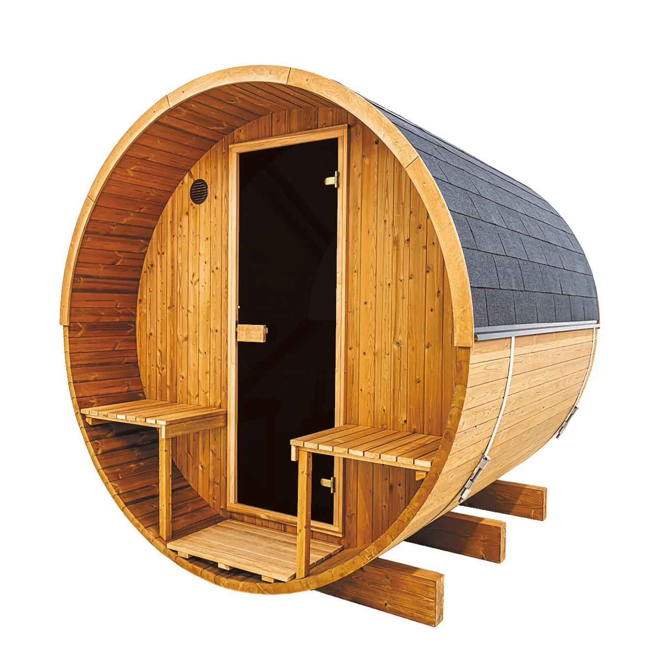 Hekla Barrel 250 - 6 Person Outdoor Sauna - Image 3