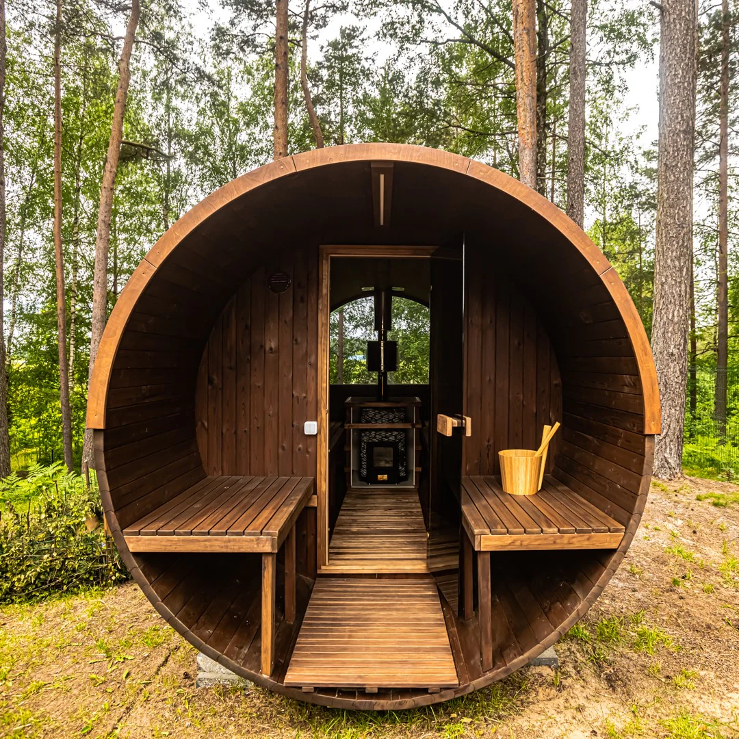 Hekla Barrel 250 - 6 Person Outdoor Sauna - Image 5