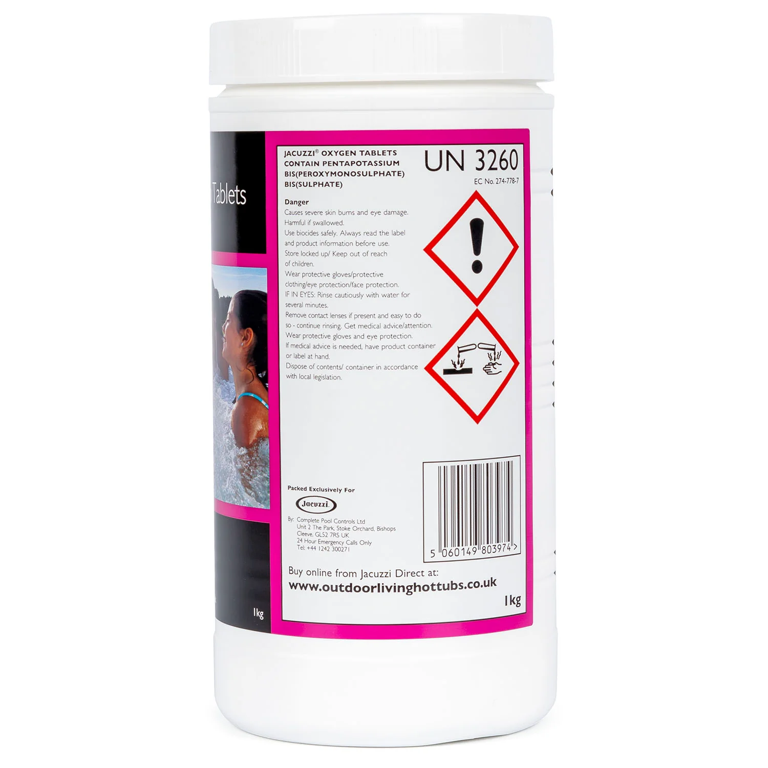 Jacuzzi® Hot Tub Oxygen Tablets - 1kg - Image 3